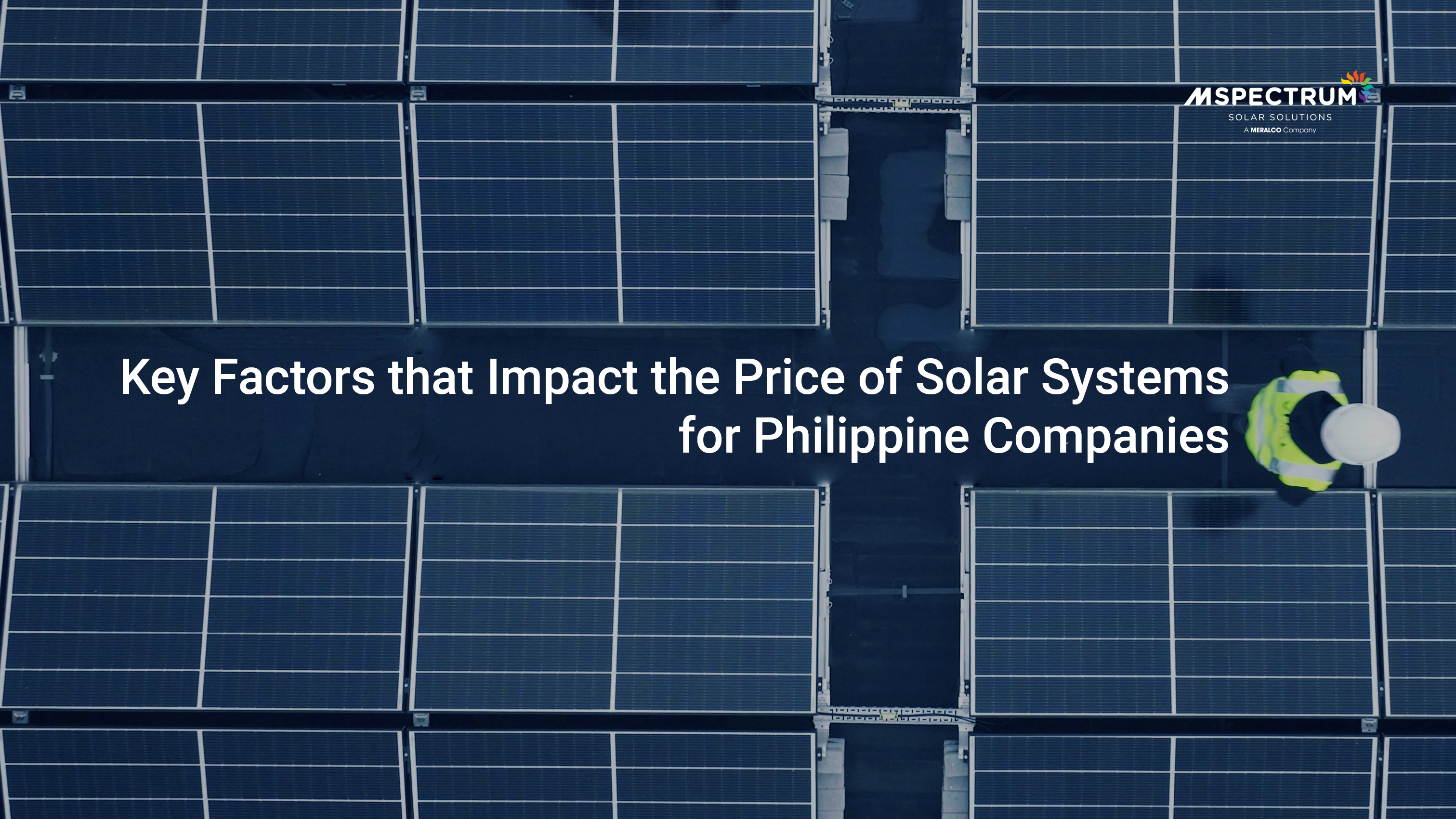 Key Factors that impact price of solar for philippine companies